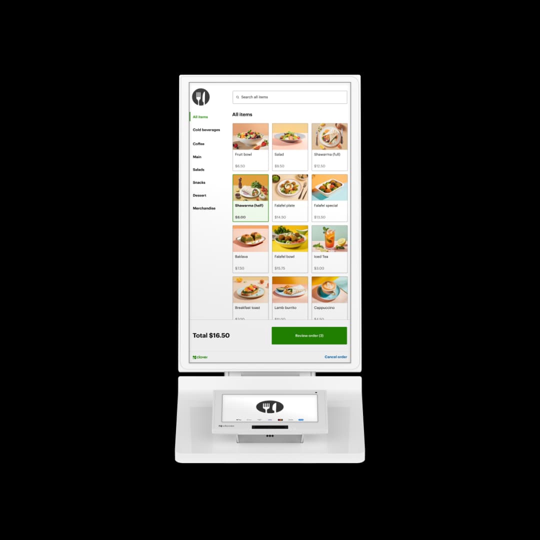 Clover Kiosk self-service POS